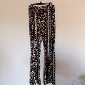 Boho flare leggings